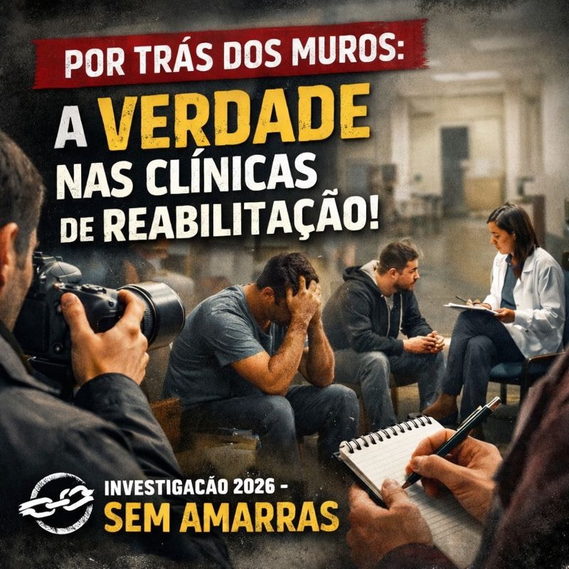 Por trás dos muros: SEM AMARRAS vai investigar clínicas de reabilitação em&nbsp;2026