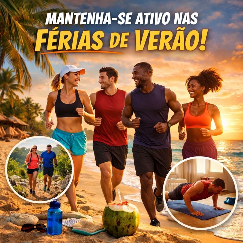 Como manter as atividades físicas nas férias de&nbsp;verão