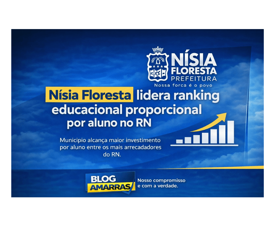 Nísia Floresta lidera ranking proporcional de investimento educacional por aluno no&nbsp;RN