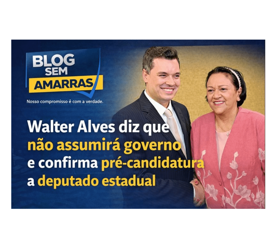 Walter Alves comunica a Fátima Bezerra que não assumirá o Governo e confirma pré-candidatura a deputado&nbsp;estadual