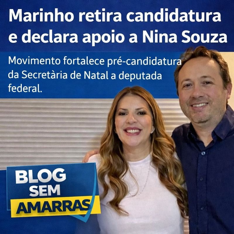 Daniel Marinho retira candidatura e declara apoio a Nina&nbsp;Souza