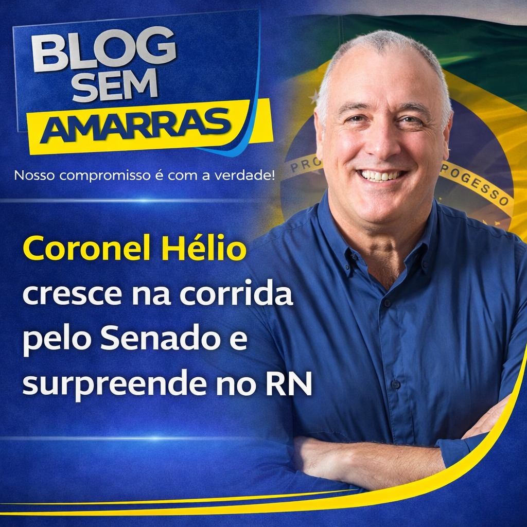 Coronel Hélio surge como nome em ascensão na disputa pelo Senado no&nbsp;RN
