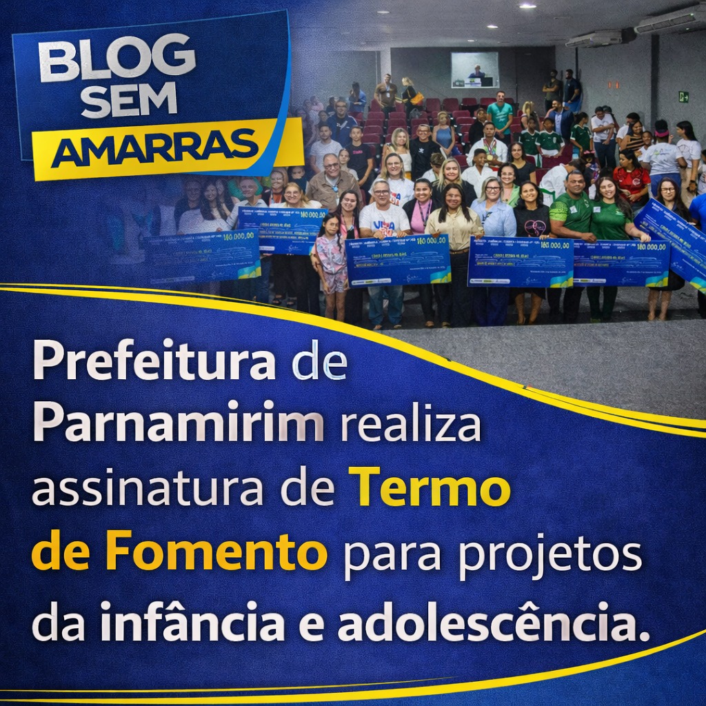 Prefeitura realiza assinatura de Termo de Fomento para projetos da infância e&nbsp;adolescência
