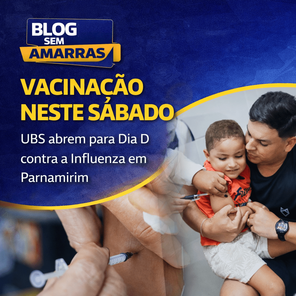 Parnamirim realiza Dia D de Vacinação contra Influenza neste sábado&nbsp;(28)