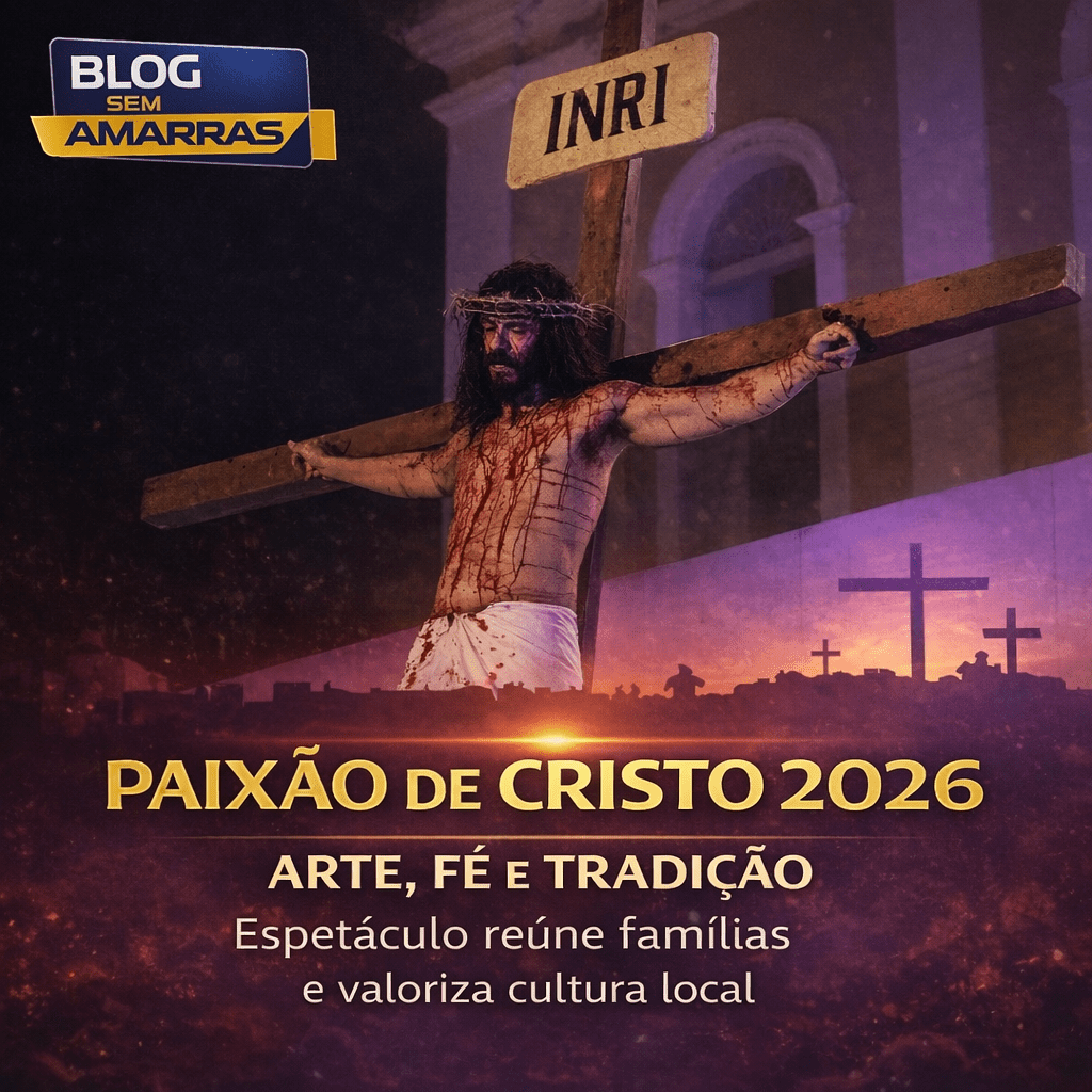 Macaíba realiza espetáculo da Paixão de Cristo com três dias de apresentações em&nbsp;2026
