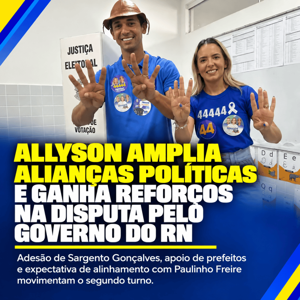 Allyson amplia articulações políticas e ganha reforços para a disputa pelo Governo do&nbsp;RN